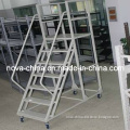 Stable Steel Warehouse Rack Ladders